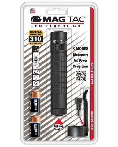 Felinar Maglite Mag-Tac – LED, CR123, negru - 1