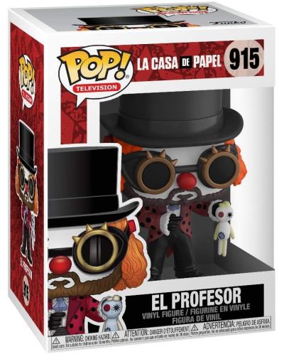 Figurina Funko POP! Television: La Casa de Papel - Proffessor O Clown #915 - 2