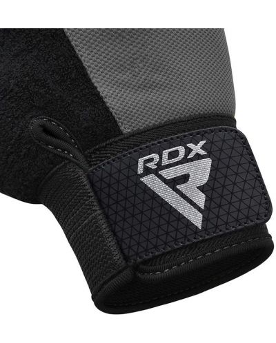 Mănuși de fitness RDX - W1 Full Finger+, gri/negru - 6