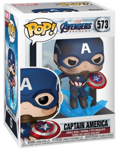Figurina Funko POP! Marvel - Captain America with Broken Shield & Mjolnir #573 - 2