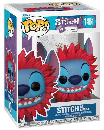Figurină Funko POP! Disney: Lilo & Stitch - Stitch as Simba (Stitch in Costume) #1461 - 2