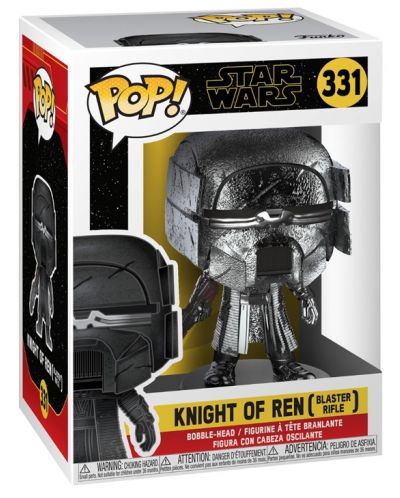 Figurina Funko POP! Star-Wars: Knight of Ren - Blaster Rifle (Chrome) #331 - 2