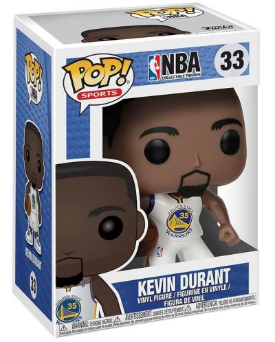 Figurina Funko POP! Sports: Basketball - Kevin Durant (Golden State Warriors) - 2