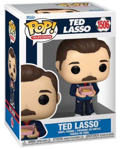 Figurină Funko POP! Television: Ted Lasso - Ted Lasso (With Biscuits) #1506 - 2