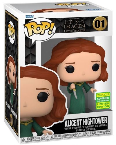 Figurină Funko POP! Television: House of the Dragon - Alicent Hightower (Convention Limited Edition) #01 - 2