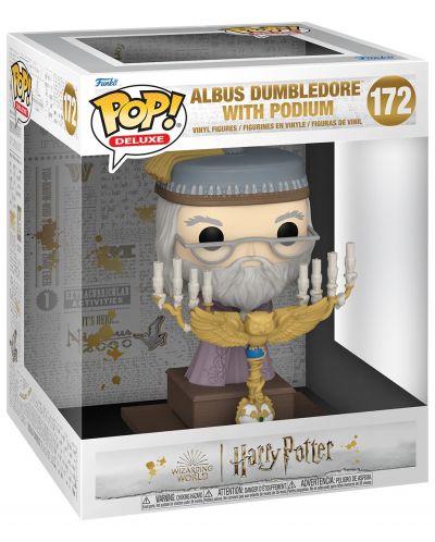 Figurină Funko POP! Deluxe: Harry Potter - Albus Dumbledore with Podium #172 - 2
