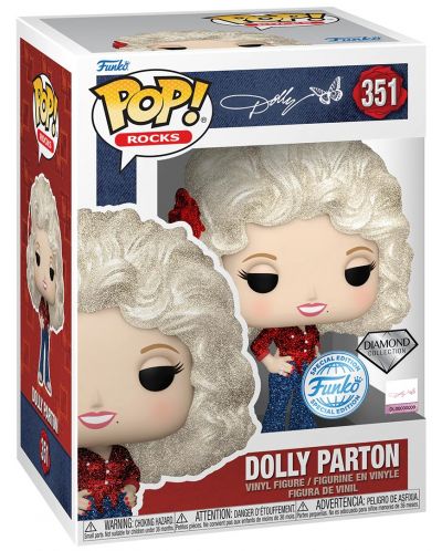Figura  Funko POP! Rocks: Dolly - Dolly Parton ('77 tour) (Diamond Collection) (Special Edition) #351 - 2