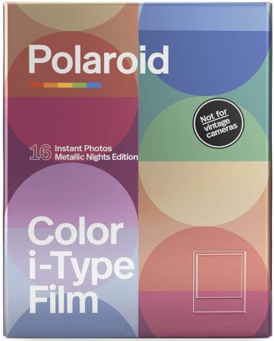 Polaroid Film color pentru i-Type - Metallic Nights Pachet dublu - 2