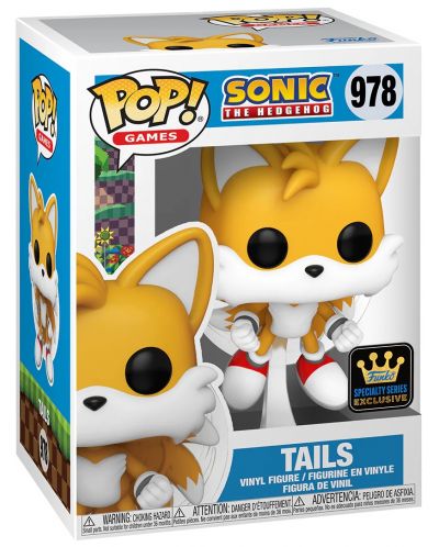 Figurină Funko POP! Games: Sonic The Hedgehog - Tails (Specialty Series Exclusive) #978 - 3