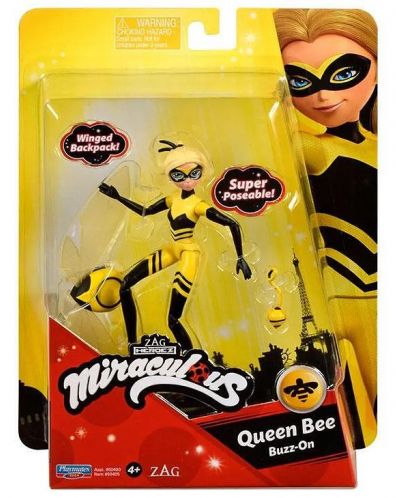 Playmates Miraculous - Queen Bee, Buzz-On, cu accesorii - 1