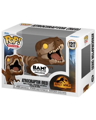 Figurină Funko POP! Movies: Jurassic World - Atrociraptor (Red) (BAM! Exclusive) #1217 - 2
