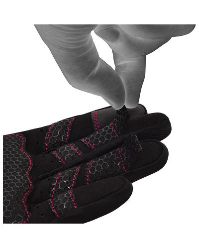 Mănuși de fitness RDX - W1 Full Finger, roz/negru - 7