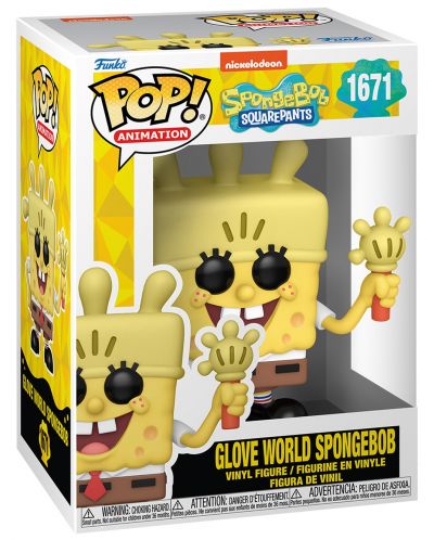 Figurină Funko POP! Animation: SpongeBob SquarePants - Glove World SpongeBob #1671 - 2