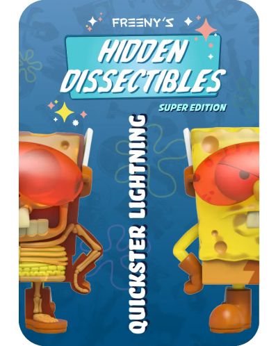 Figurină Mighty Jaxx Animation: SpongeBob SquarePants - Dissectibles Blind Box, sortiment - 9