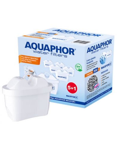 Filtre pentru apă Aquaphor - MAXFOR+, 6 buc - 1