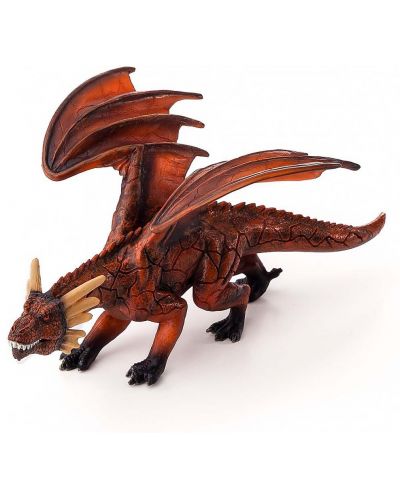 Figurina Mojo Fantasy&Figurines - Dragon de foc cu maxilar mobil - 1