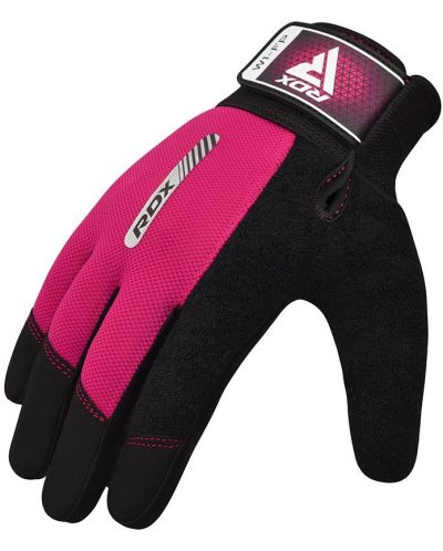 Mănuși de fitness RDX - W1 Full Finger, roz/negru - 4