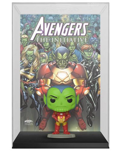 Figura Funko POP! Comic Covers: Avengers The Initiative - Skrull as Iron Man (Wondrous Convention Limited Edition) #16 - 1
