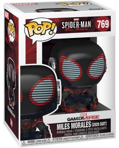 Figurina Funko POP! Marvel: Spider-man - Miles Morales (2020 Suit) #769 - 2