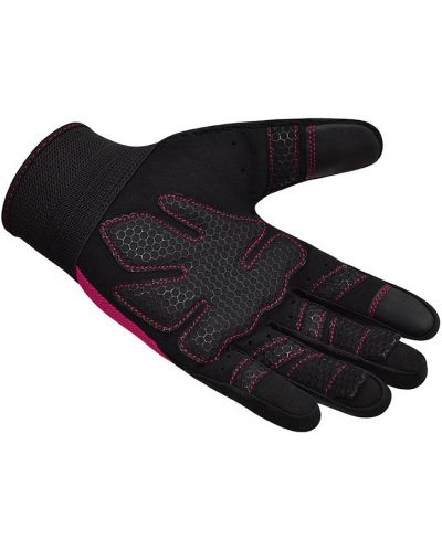 Mănuși de fitness RDX - W1 Full Finger+, roz/negru - 7