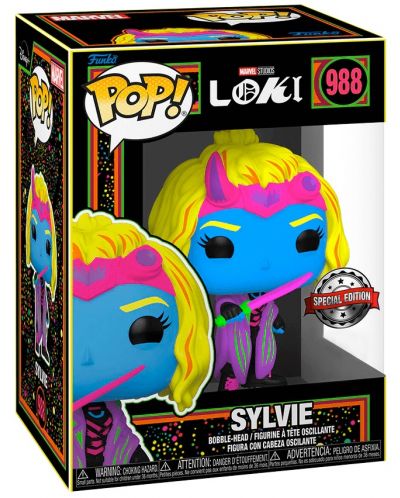 Figurina Funko POP! Marvel: Black Light - Sylvie (Special Edition) #988 - 2