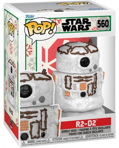 Figurina Funko POP! Movies: Star Wars - R2-D2 (Holiday) #560	 - 2