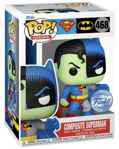 Figurină Funko POP! DC Comics: Superman - Composite Superman (Special Edition) #468 - 2