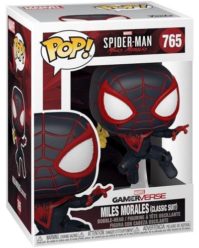 Figurină Funko POP! Marvel: Spider-man - Miles Morales (Classic Suit) #765 - 3