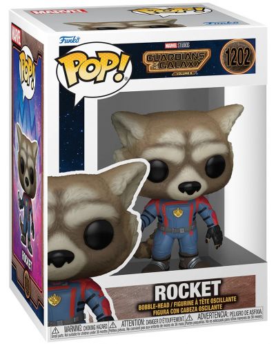 Figurină Funko POP! Marvel: Guardians of the Galaxy - Rocket #1202 - 2