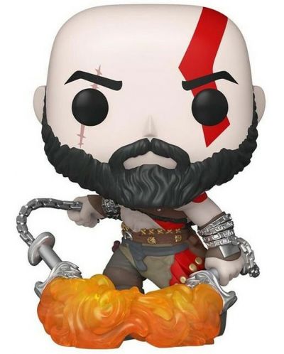 Figurina Funko POP! Games: God of War - Kratos with the Blades of Chaos (Glows in the Dark) #154 - 1