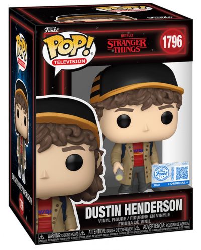 Figurină Funko POP! Television: Stranger Things - Dustin Henderson