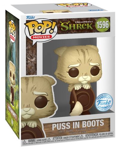 Figurină Funko POP! Movies: Shrek - Puss in Boots (Special Edition) #1596 - 2