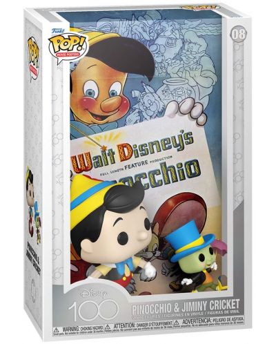 Postere de film Funko POP!: Disney's 100th - Pinocchio & Jiminy Cricket #08 - 2