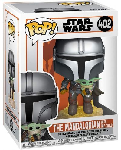Figurina Funko POP! Television: The Mandalorian - Mando Flying with Jet Pack #402 - 2