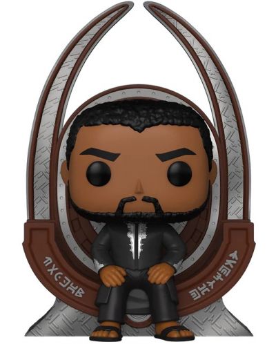 Figurină Funko POP! Deluxe: Black Panther - T'Challa on Throne (Special Edition) #1113 - 1
