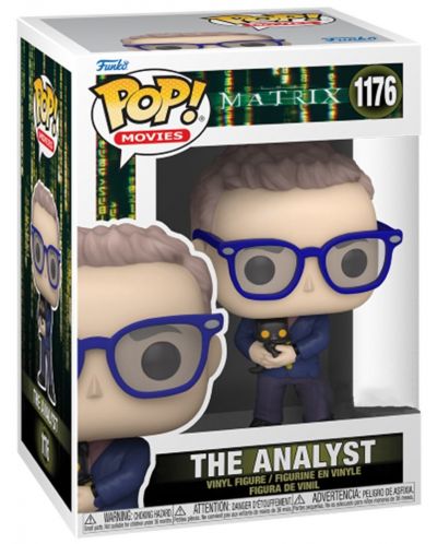 Figurina Funko POP! Movies: The Matrix - The Analyst (Special Edition) #1176 - 2