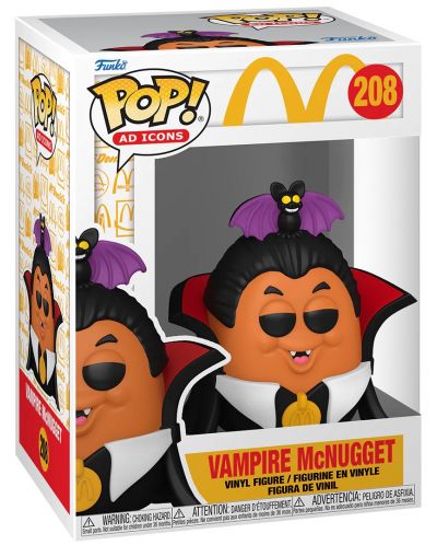 Figurina Funko POP! Ad Icons: McDonald's - Vampire McNugget #208 - 2