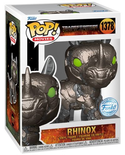 Figura Funko POP! Movies: Transformers - Rhinox (Rise of the Beasts) (Special Edition) #1378 - 2