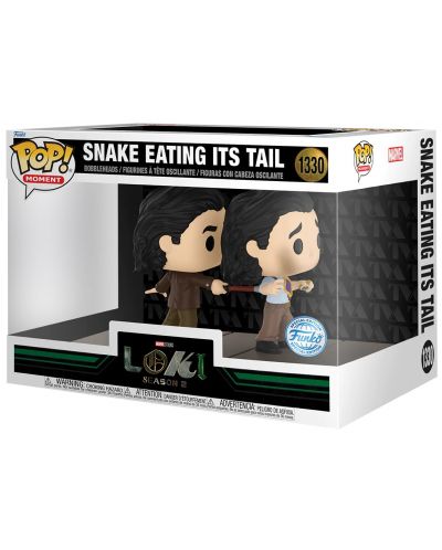 Figurină Funko POP! Moments: Loki - Snake Eating It's Tail (Special Edition) #1330 - 2