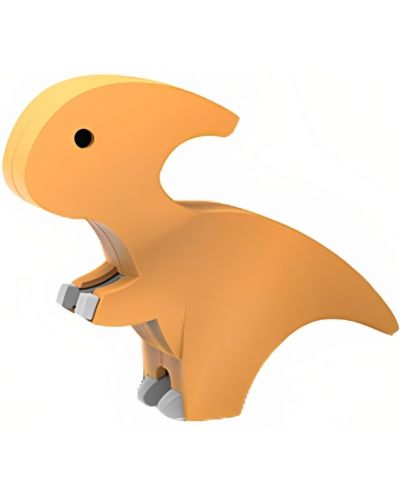 Raya Toys - Dinosaur magnetic, portocaliu - 1