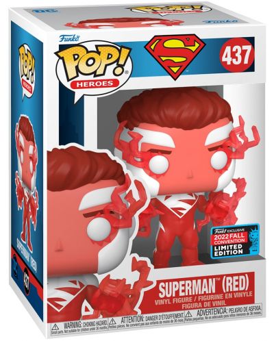 Figurină Funko POP! DC Comics: Superman - Superman (Red) (Convention Limited Edition) #437 - 2