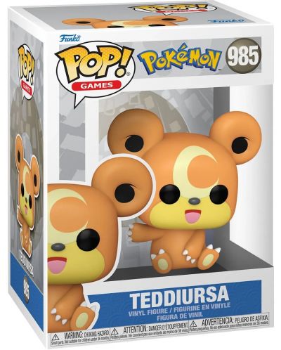 Figurină Funko POP! Games: Pokemon - Teddiursa #985 - 2