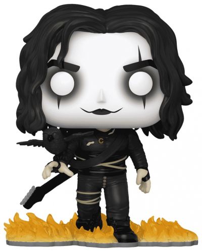 Figurină Funko POP! Movies: The Crow - Eric Draven (With Crow) (Glows in the Dark) (Special Edition) #1429 - 1