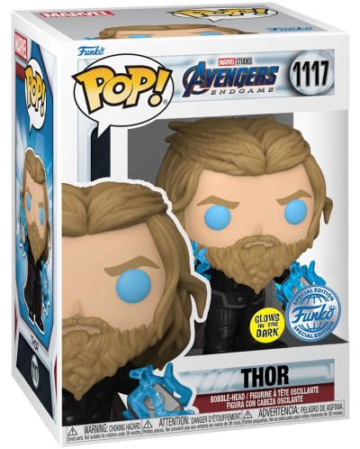 Figurină Funko POP! Marvel: Avengers - Thor (Glows in the Dark) (Special Edition) #1117 - 3