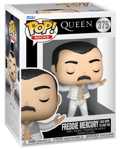 Figurină Funko POP! Rocks: Queen - Freddie Mercury (I was Born to Love you) #375 - 2