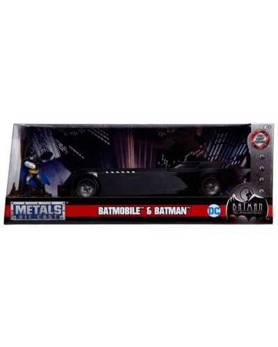Figurina Metals Die Cast DC Comics: Batman - Batmobile with figure	 - 7