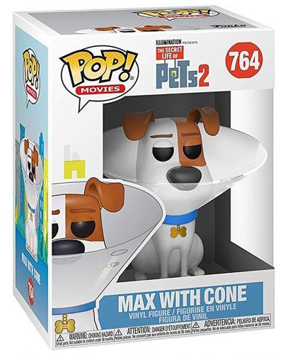 Figurina Funko POP! Movies: The Secret Life of Pets 2 - Max in Cone #764 - 2