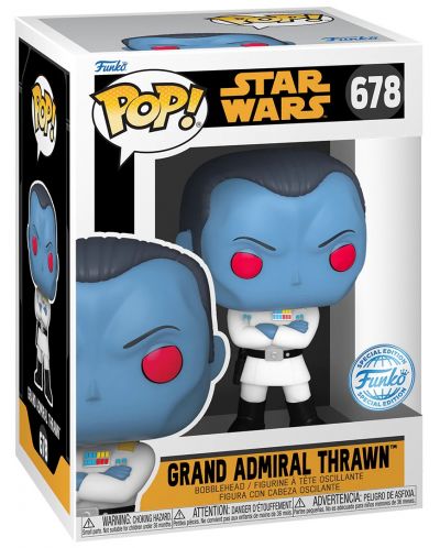 Figurină Funko POP! Movies: Star Wars - Grand Admiral Thrawn (Star Wars: Rebels) (Special Edition) #678 - 2