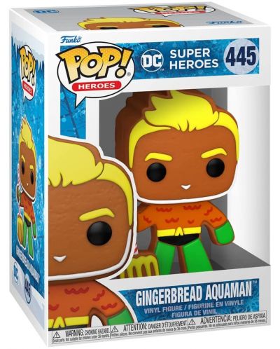 Figurină Funko POP! DC Comics: Holiday - Gingerbread Aquaman #445 - 2