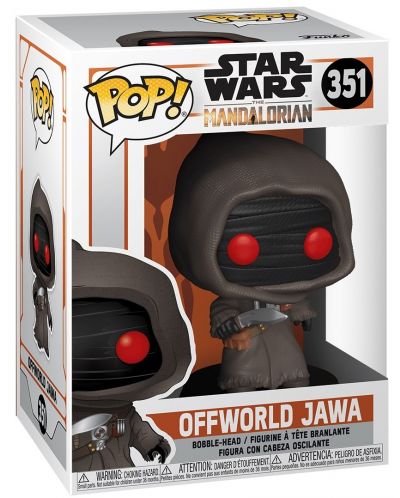 Figurina Funko Pop! Star Wars: The Mandalorian - Offworld Jawa (Bobble-Head), #351 - 2
